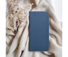 OEM atverčiamas dėklas iPhone 16e (SE 4 2025) Luna Book Carbon mėlynas