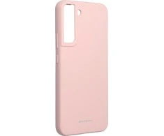 Telefono dėklas Mercury Silicone skirtas Samsung S22 Plus, rausvos spalvos