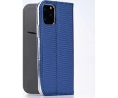 Dėklas Oem Flip case for iPhone 12 / 12 PRO Smart Case Book navy mėlynas