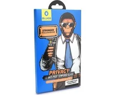 Blueo 5D Mr. Monkey Glass – Apple iPhone X/XS/11 Pro juodas (stiprus privatumas)