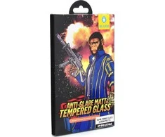 Blueo 5D Mr. Monkey Glass – Apple iPhone X/XS/11 Pro juodas (stiprus matinis)