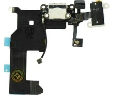 Oem Dock Connector Flex Cable iPhone 5 baltas