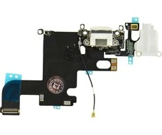 „Oem iPhone 6 4,7" Lightning jungtis ir ausinių lizdas - Space Baltas