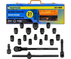 Partner Tool Set Impact Tool Set 3/4" 21 vnt. (12 taškų) (17-50mm)