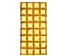 Party Deco Folinis balionas-siena auksinės spalvos 55x110cm