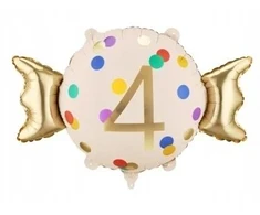 Party Deco PartyDeco Balon fol.Cukierek 4 61x37cm mix FB387-4 77904