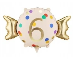 Party Deco PartyDeco Balon fol.Cukierek 6 61x37cm mix FB387-6 77928