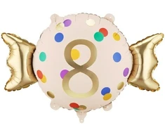 Party Deco PartyDeco Balon fol.Cukierek 8 61x37cm mix FB387-8 78345