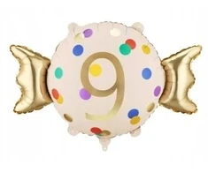 Party Deco PartyDeco Balon fol.Cukierek 9 61x37cm mix FB387-9 78376