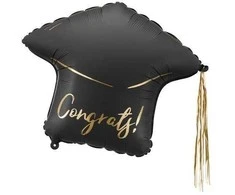 Party Deco PartyDeco Balon fol.Czapka Congrats! 60x55 mix 86319