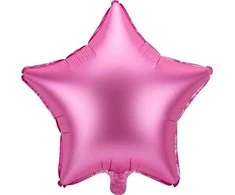 Party Deco Folinis balionas "Rožinė žvaigždė" 48cm