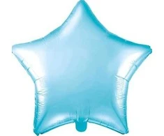 Party Deco Folinis balionas "Žvaigždė" 48cm melsvas