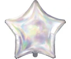 Party Deco Folijos balionas žvaigždė, vaivorykštinis, 48 cm universalus