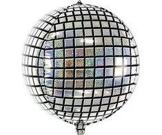 PartyDeco Folinis balionas "Disko rutulys" 50cm