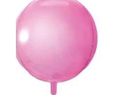 Party Deco Folinis balionas "Kamuolys" 40cm rožinis