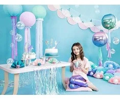 Party Deco Balionas Ombre PartyDeco Ø35cm folinis/žalsvas