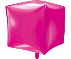 Party Deco Folinis balionas Cubic 35*35*35cm rausvas