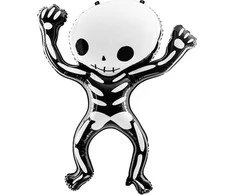 Party Deco Forminis folinis balionas "Skeletas" (84x100cm)