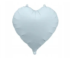 Party Deco PartyDeco Balon fol.Serce 45cm mglisty nieb.FB9T-093 75825