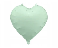 Party Deco PartyDeco balionas, folijuotas, širdelė, 45 cm, žalia FB9T-012 75832