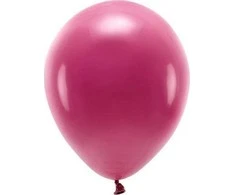 Party Deco Eco balionai 10 vnt 30cm tamsiai bordo