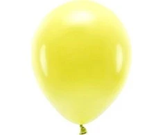 Party Deco Eco balionai 10 vnt 30cm geltoni
