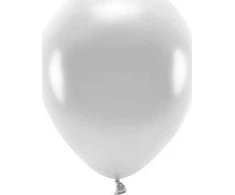 Party Deco Eco balionai 10 vnt 30cm blizgantys rausvai auksiniai
