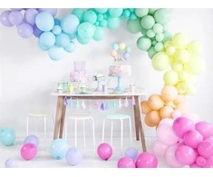 Party Deco Balionai Party deko 30cm/50vnt. pastel.sp./Light Peach