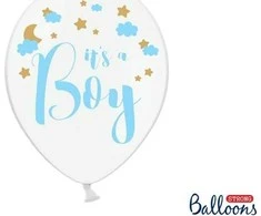 Party Deco Balionai Its a boy" 30cm 6 vnt
