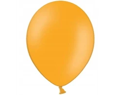 PartyDeco Stiprūs balionai Mandarinų oranžinė 30 cm, 50vnt