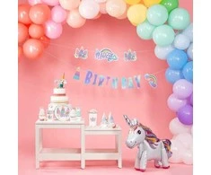 PartyDeco Balony Strong 30cm Pastel LavenderBlue A50 19941