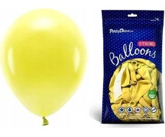 PartyDeco Balionai Party deko 30cm/50vnt. metal.sp./Lemon Zest