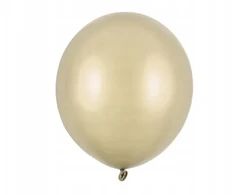 PartyDeco Party Deco Vakarėlių dekoras „Balony Strong“, 43 cm, metalinis, šalto aukso spalvos, A25, 98930