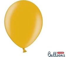 PartyDeco Balionai stiprūs 30cm 10 vnt auksiniai