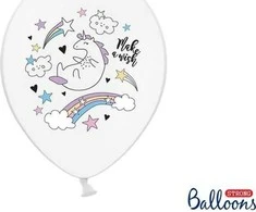 Party Deco PartyDeco Balony 30cm Vienaragis Pastel PureWhite A6 64194