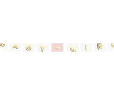Party Deco PartyDeco GRL60, vėliavėlė, daugiaspalvė, 175 mm, 150 mm, 130 mm, 205 mm