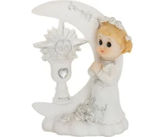 Party Deco PartyDeco Figūrėlė komunijna Dziewczynka 9cm 15493