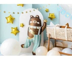 Party Deco Folinis balionas "Meškiukas" 55*90cm