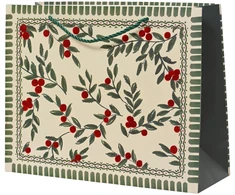 Party Deco Dovanų maišelis Decoris Berries, 11 cm x 25 cm x 32 cm