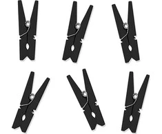 Party Deco Mini segtukai 3.5cm juodi 10 vnt
