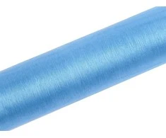 Party Deco Organza Smooth, mėlyna, 0,16 x 9 m, vieno dydžio
