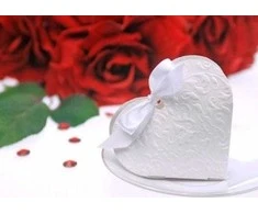 Party Deco Dovanų dėžutės "Širdelės" 10 vnt 10*9*3cm