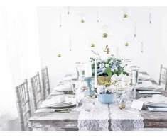 Party Deco Dovanų dėžutės baltos 10 vnt 6*3,5*5,5cm