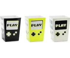 Party Deco Dėžutės popcorn "Play" 6 vnt 7*7*12cm