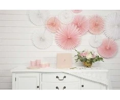 PartyDeco Boland Traciks Balti ventiliatoriai, 3 vnt.