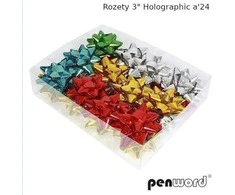Party Deco Holografinės rozetės (24 vnt.)