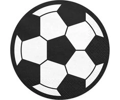 Party Deco Servetėlės "Futbolo kamuolys"