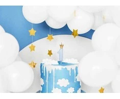 PartyDeco Gimtadienio žvakutė nr 1 melsva 9.5cm