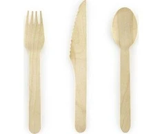 Party Deco Mediniai įrankiai komplektas 16cm po 6 vnt