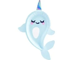 Party Deco Popierinės lėkštutės "Delfinai" 6vnt 18*29cm